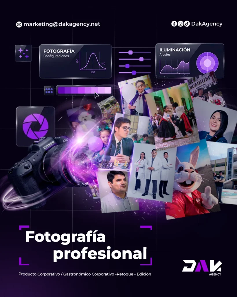 Sesión de fotografía profesional para empresas en Chiclayo con iluminación de estudio sobre un producto