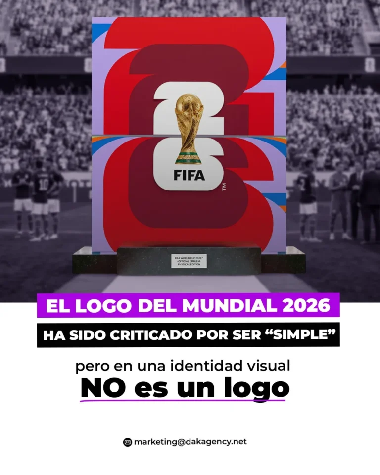 Logo del Mundial 2026 criticado por simple - la identidad visual es más que un logo - DAK Agency